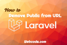 Remove Public from URL Laravel