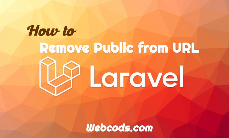 Remove Public from URL Laravel